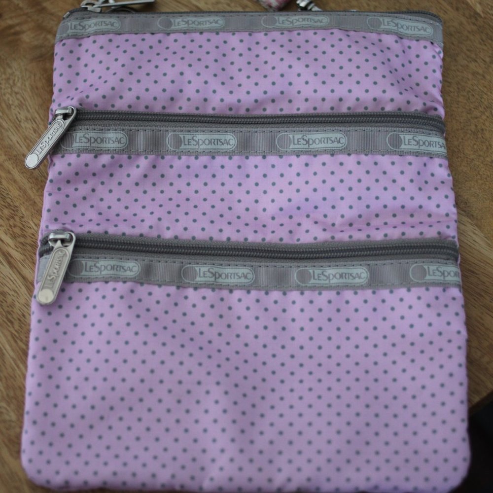 LeSportsac Kylie Nylon Zipper Cross Body Bag